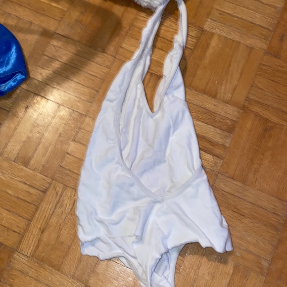 White halter neck bodysuit American apparel - Picture 2 of 2